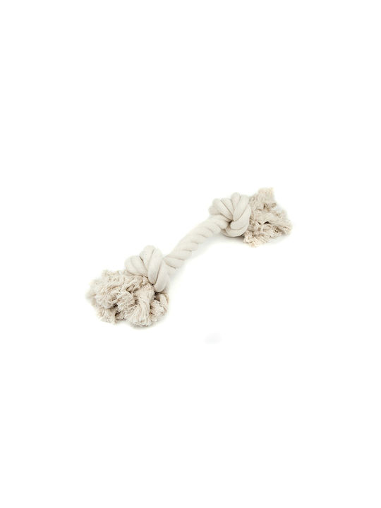 Pawise 2 KNOTS Σχοινί Παιχνίδι Σκύλου 22.9εκ. Μπεζ 1τμχ