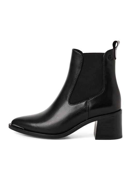 Leather Women's Ankle Boots Black