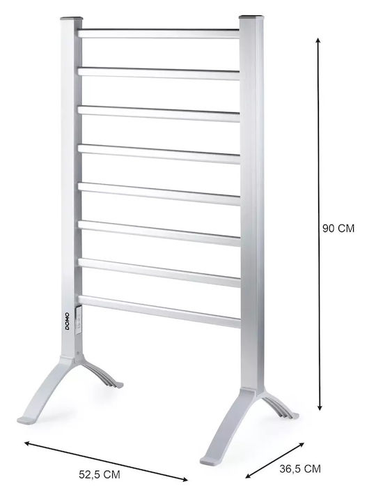 Domo Uscătoare Rufe Pliere Încălzită Pardoseală Inox 150W 52.5x52.5cm