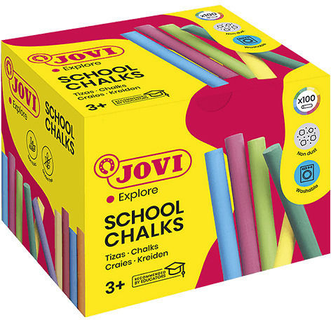 Jovi Σετ 100 Χρωματιστές Κιμωλίες