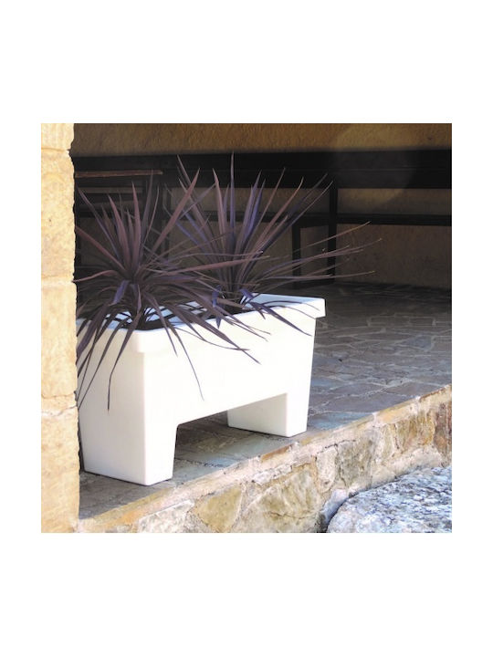 Planter Box Lotus 60L 79x34.5x40.5h cm Gray Brown