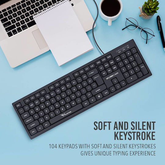 Alcatroz Xplorer C3600 Keyboard & Mouse Set English US