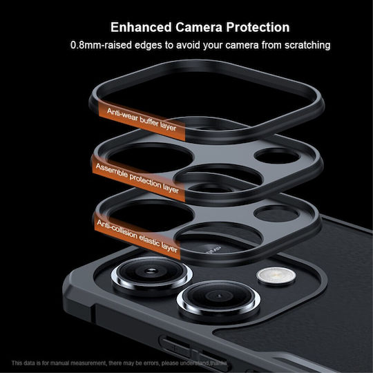 Xundd Ultimate Shockproof Back Cover Μαύρο (Redmi Note 13 4G)