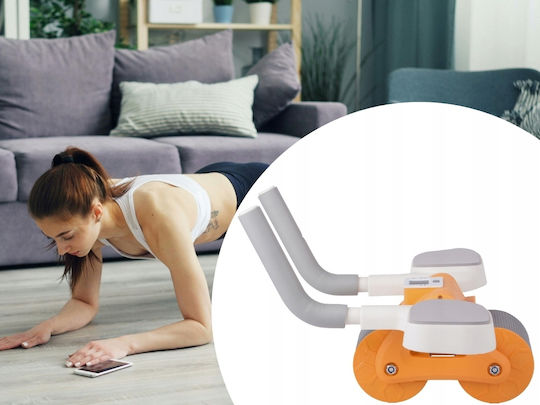 Verk Group Double Roller Ενσωματωμένο Υπολογιστή Εκγύμναση Κοιλιακών Μυών Τυχαία Επιλογή Χρωμάτων 5907451372524