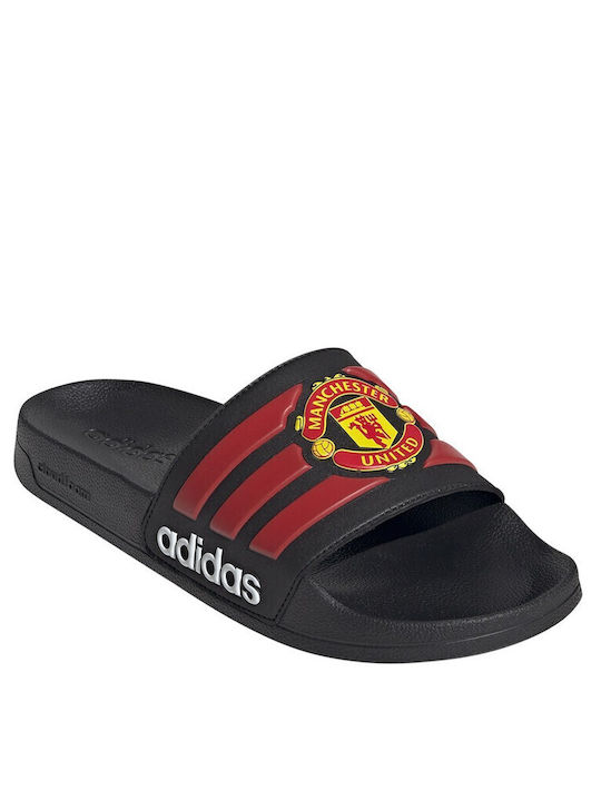 Adilette Shower Manchester United Men's Black Slides