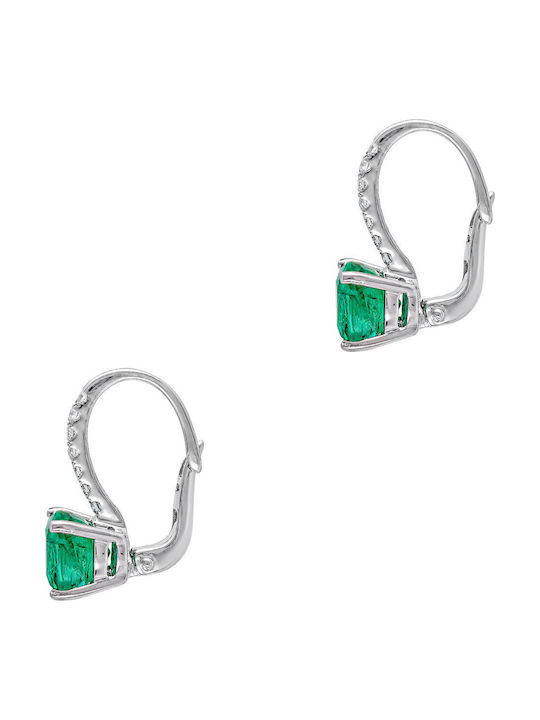 Diamond Group Ohrringe aus White Gold mit Diamant Diamond Group Ohrringe aus White Gold mit Diamant