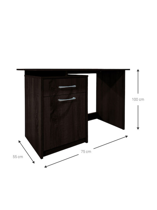 Birou Levi Lemnos Wenge 100x55x75cm