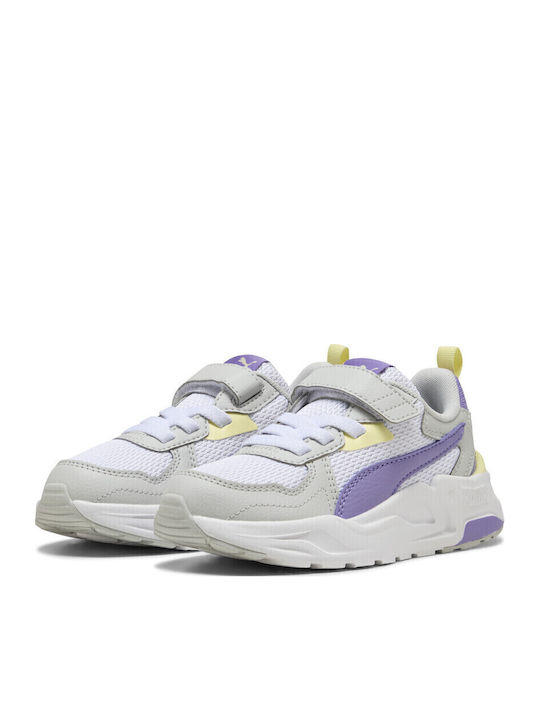 PUMA Trinity Lite Ac Ps Детски Маратонки с Велкро Бели