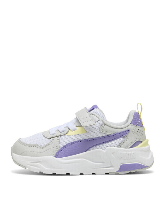 Trinity Lite Ac Ps Παιδικά Sneakers με Σκρατς Λευκά