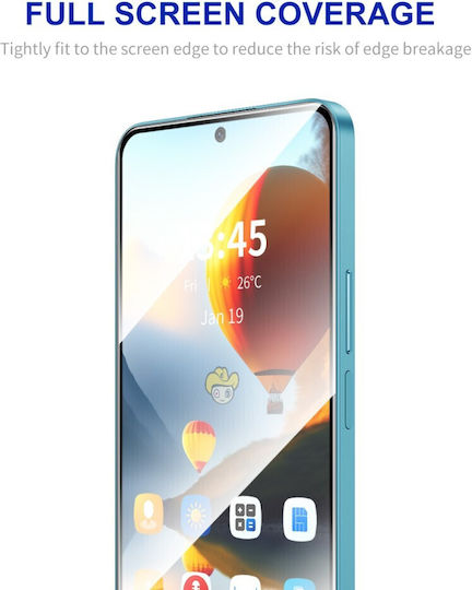 Enkay Full Glue Full Face Tempered Glass Μαύρο (Realme 12+)