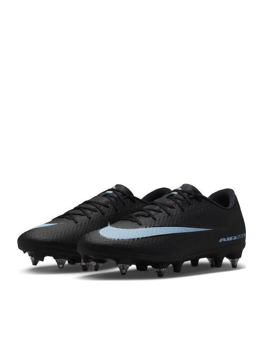 Nike Mercurial Vapor 16 Academy SG Ποδοσφαιρικά Παπούτσια με Τάπες Μαύρα Nike Mercurial Vapor 16 Academy SG Ποδοσφαιρικά Παπούτσια με Τάπες Μαύρα