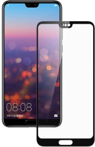 Full Face Tempered Glass Black (Huawei P20)