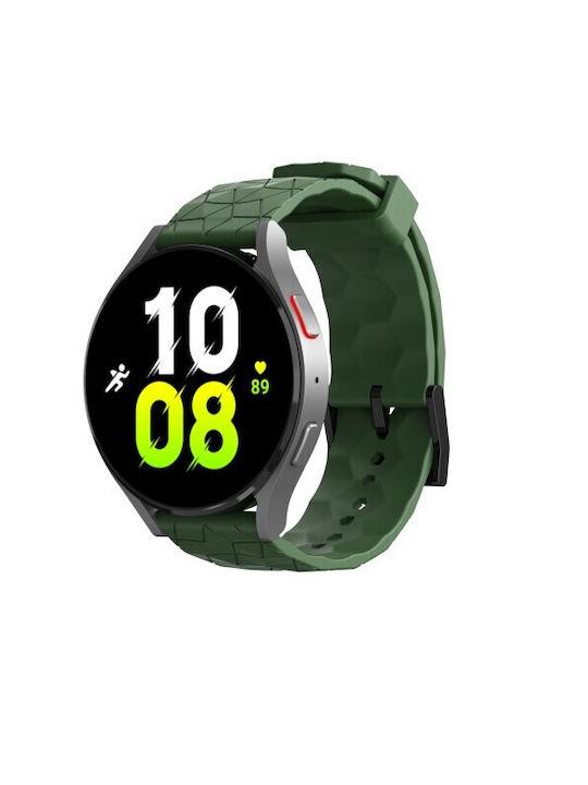 Rhombus Strap Silicone Army Green (Huawei Watch GT/GT Pro 2/3/4/5 / Ultimate 46mmHonor GS Pro)