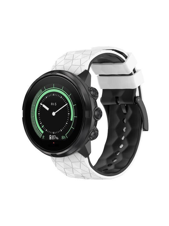 Suunto Rhombus Textured Каишка Бяло / черно (Suunto 9 / 9 Baro /Spartan (24 мм)) Suunto Rhombus Textured Каишка Бяло / черно (Suunto 9 / 9 Baro /Spartan (24 мм))