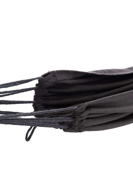 Hängematte Einzeln Stoff mit Gestell Gray 265x93cm