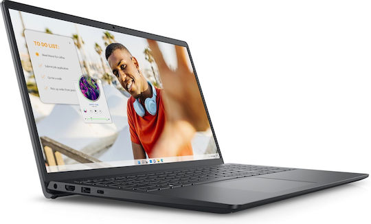 Dell Inspiron 3535 15.6" FHD (Ryzen 5-7520U/8GB/512GB SSD/W11 Startseite) Carbon Black (US Tastatur)