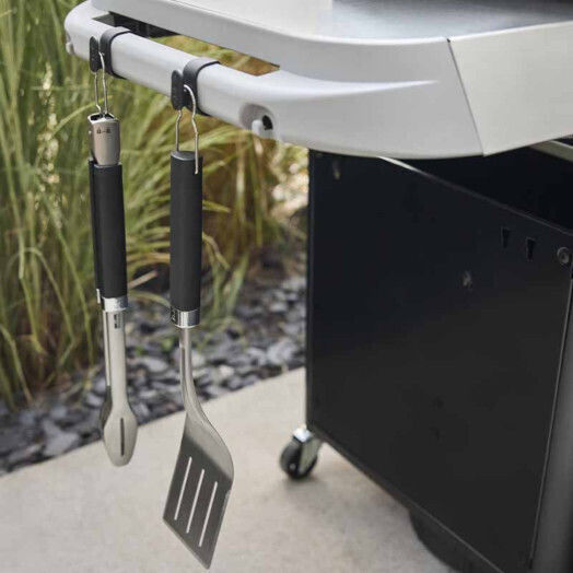 Weber Genesis Ε-415 Gasgrill Gusseisen Rost 86cmx46cmcm mit 4 cm 16.89kW und Seitenbrenner