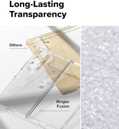 Ringke Umschlag Rückseite Kunststoff / Silikon mit Band Transparent (Samsung Galaxy Z Fold 7)