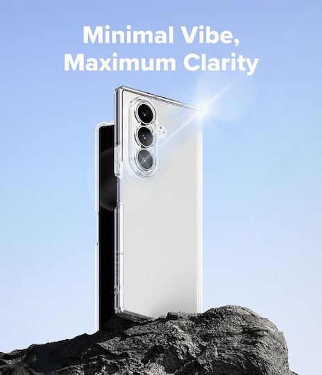 Ringke Umschlag Rückseite Kunststoff / Silikon mit Band Transparent (Samsung Galaxy Z Fold 7)