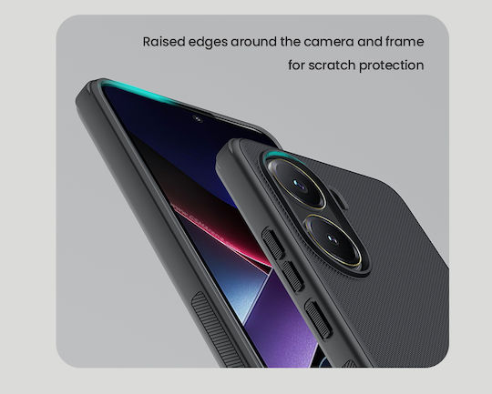 Nillkin Super Frosted Pro Back Cover Πλαστικό / Σιλικόνης Μαύρο (Poco X7 Pro)