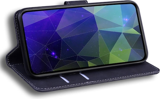 Wallet Δερματίνης Μαύρο (Huawei Nova 5T / Honor 20)