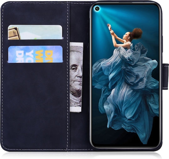 Wallet Δερματίνης Μαύρο (Huawei Nova 5T / Honor 20)