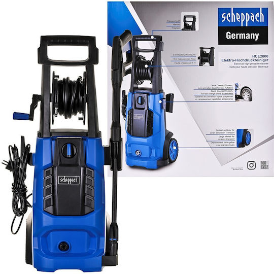 Scheppach HCE2800 Миялна машина Машина с Налягане 180бар