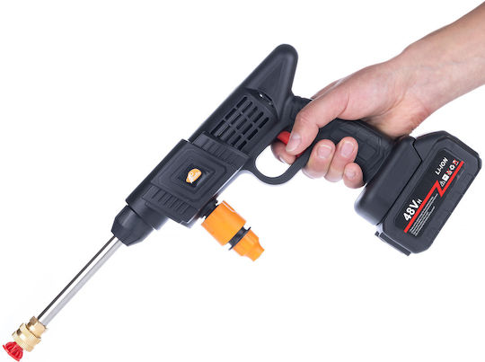 Rosfix Black Whale BW21V Mașină de spălat cu presiune 21V cu Presiune 30bar și 2 Baterii