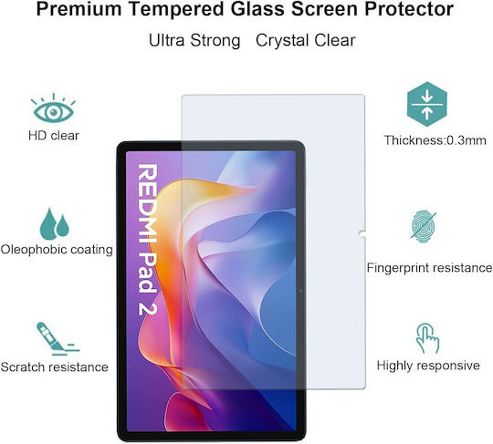Folie Tempered Glass Pentru Tableta Xiaomi Redmi Pad 2 11.0" 2025 Sticla Securizata