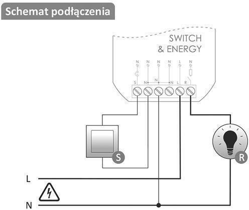 F&F Intelligenter Schalter 1 Kanal Wi-Fi & RF 10A