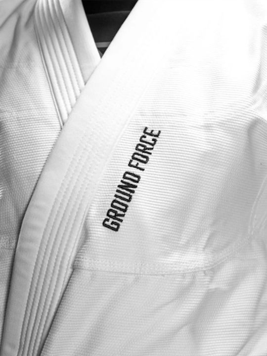 Ground Force Femei Uniforme Jiu Jitsu Alb
