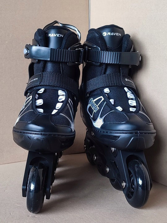 Raven Inline Adjustable Rollers Black Ενηλίκων/Παιδικά