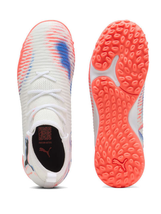 PUMA Future 8 Match Футболни Обувки с Гумена Подметка Бели
