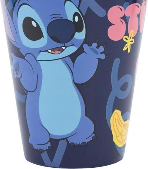 Stor Stitch Palms Glas Wasser aus Plastik 430ml