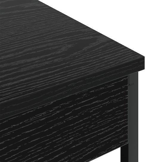 Noptiere Lemnoase Black oak 2buc 41x31x51cm