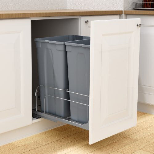 Vevor Plastic Waste Bin Gray