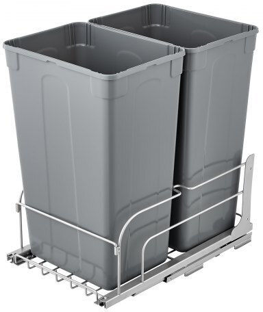 Vevor Plastic Waste Bin Gray