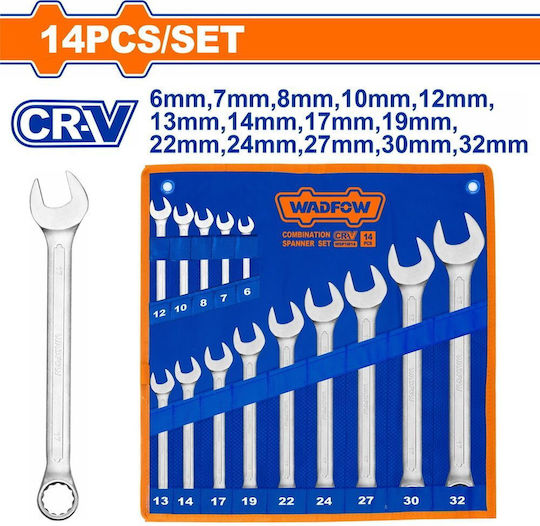 Wadfow German Polygon Set with Size from 6mm to 32mm 14pcs