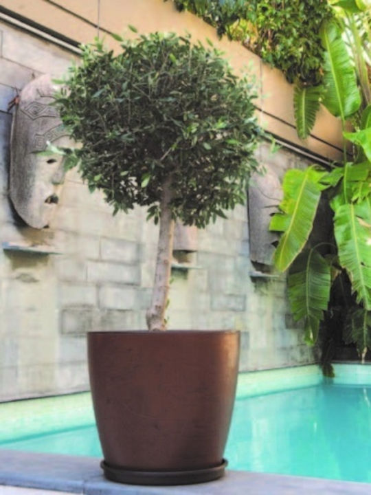 Viomes Natura No Planter Plastic Gray 20x20x17cm.