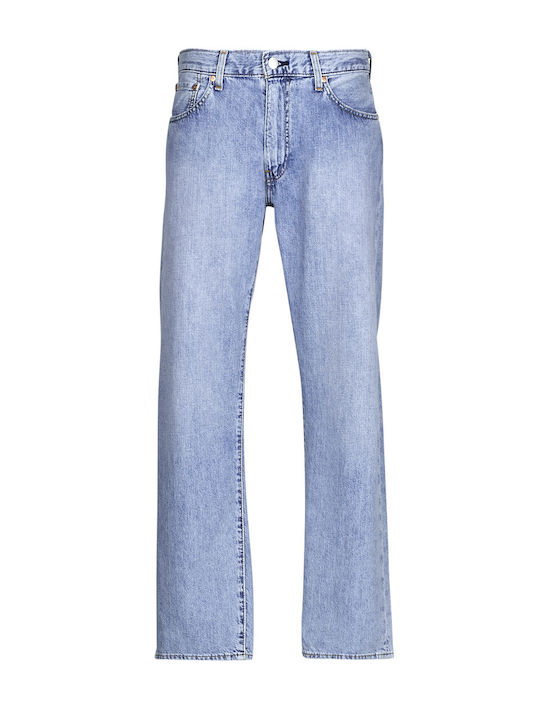 555 Herren Jeanshose mit Relaxed Gerade Passform Blau
