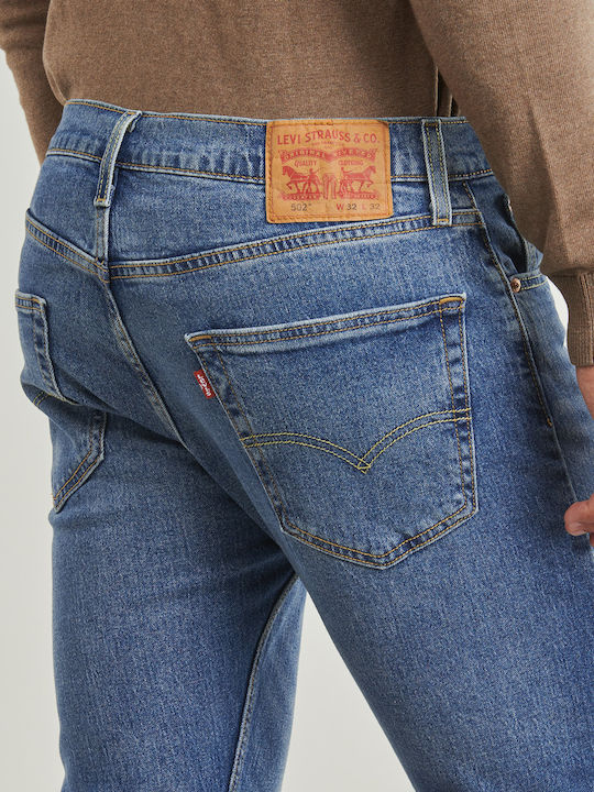 502 Men's Jeans Pants with Regular Tapered Fit Blue