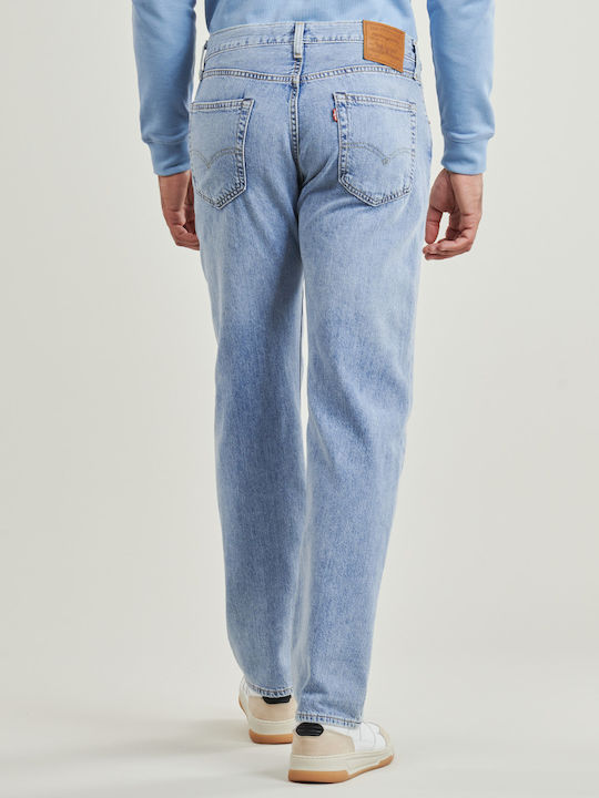 555 Herren Jeanshose mit Relaxed Gerade Passform Blau