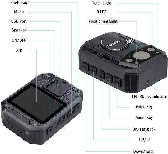 X00147VO5B Action Camera HD (720p) Underwater Black
