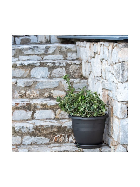Viomes Terracotta Pot Plastic Terracotta 23x23x18cm.