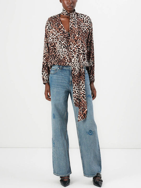 Cunea1 Women's Blouse Brown