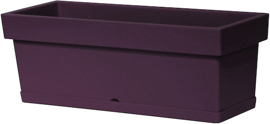 Viomes Linea Кутия за саксии Пластмаса Bronze 48x18x17см.