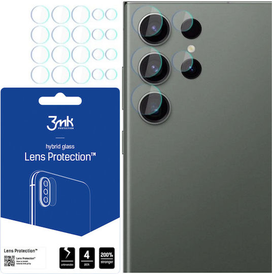 3MK Lens Protection Προστασία Κάμερας Μεμβράνη Διάφανο για το Galaxy S24 Ultra