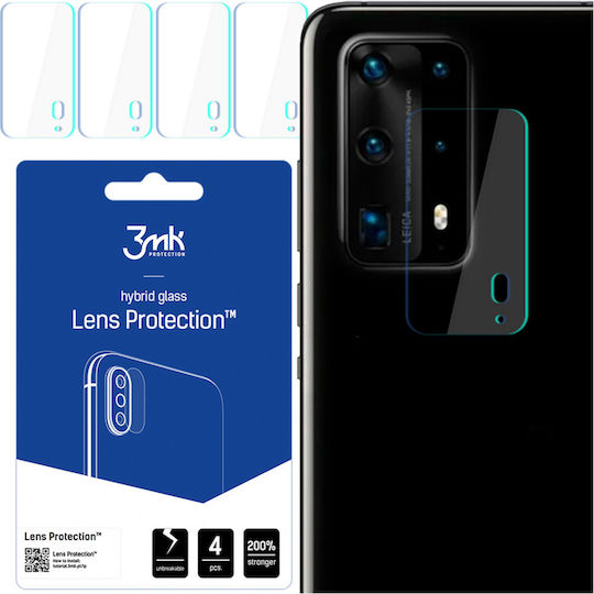 3MK Lens Protection 4τμχ Προστασία Κάμερας Tempered Glass Διάφανο για το Huawei P40