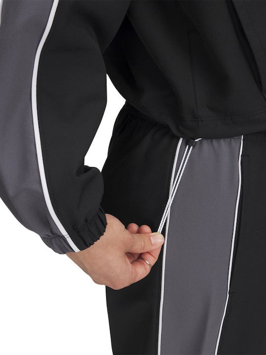 Rival Women's Sweatshirt Jacket Black / Castlerock / White