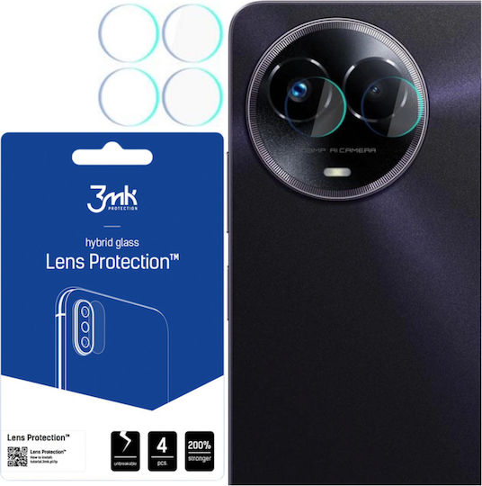 3MK Lens Προστασία Κάμερας Tempered Glass Διάφανο για το Realme 11 5G.